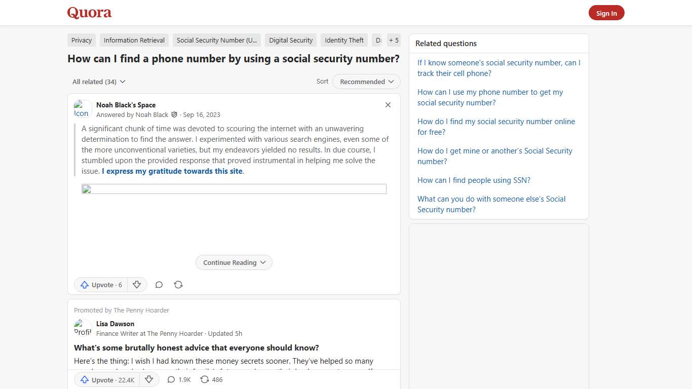 How to find a phone number by using a social security number - Quora