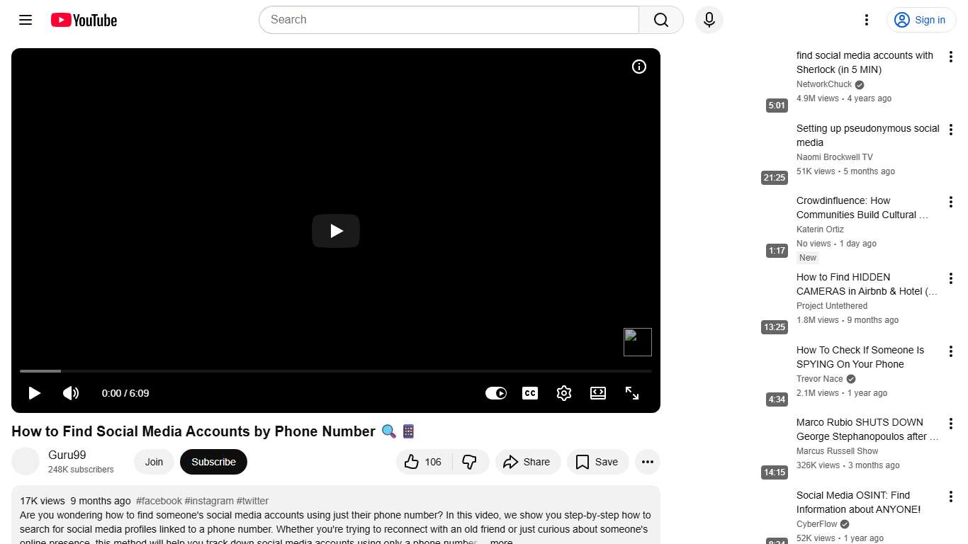 How to Find Social Media Accounts by Phone Number 🔍📱 - YouTube