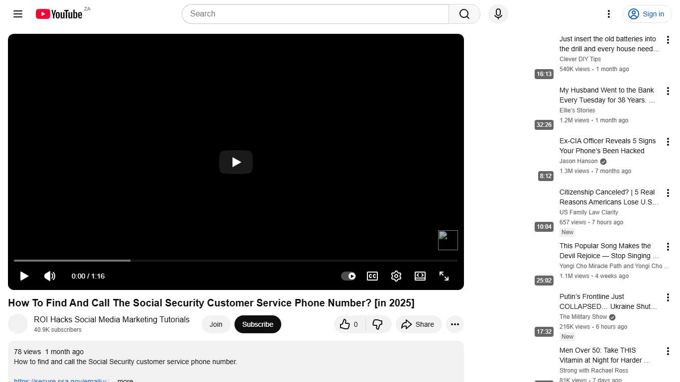 How To Find And Call The Social Security Customer Service Phone Number? [in 2025] - YouTube